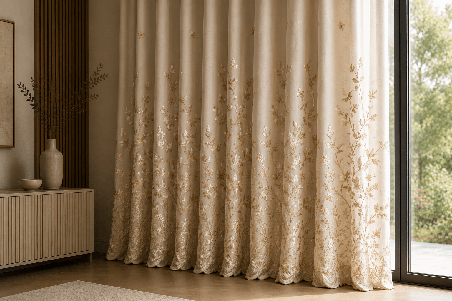 Embroidered Curtains